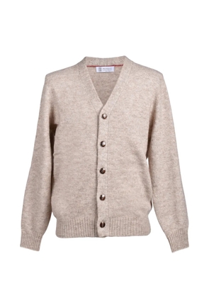 Brunello Cucinelli V-neck cardigan - Neutrals