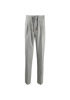 Brunello Cucinelli drawstring trousers - Grey