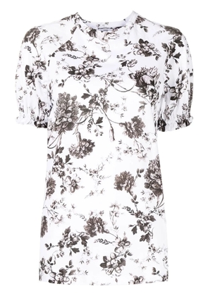 ERDEM Beatrice floral-print cotton T-shirt - White