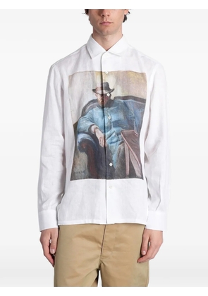 Junya Watanabe MAN patchwork shirt - Neutrals