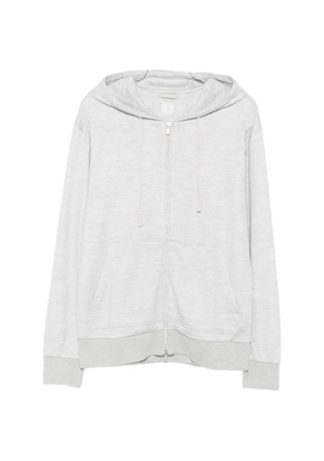 Eleventy zip-fastening hoodie - Grey