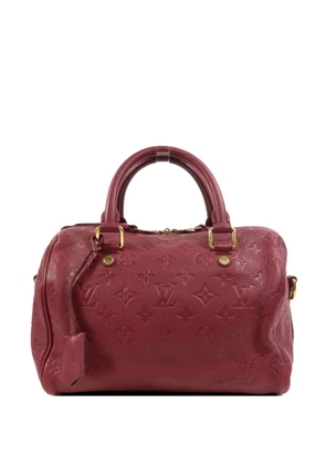 Louis Vuitton Pre-Owned Monogram Empreinte Speedy Bandouliere 25 tote bag - Red