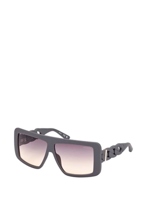 GUESS EYEWEAR geometric-frame sunglasses - Grey