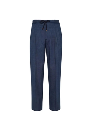 Brunello Cucinelli pleated trousers - Blue