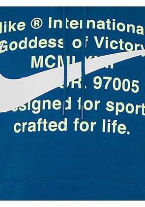 Nike Swoosh French Terry hoodie - Blue