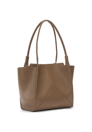 Victoria Beckham Victoria panelled leather tote bag - Brown