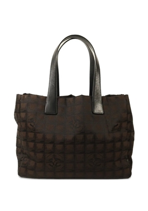 CHANEL Pre-Owned CC New Travel Line pattern shoulder bag - Brown