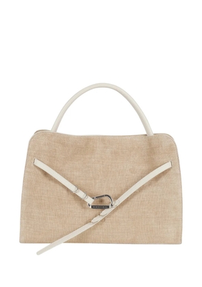 BIASIA Iconic Always On tweed-print shoulder bag - Neutrals