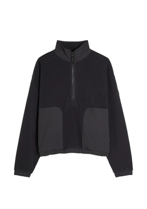 VUORI panelled fleece-texture sweatshirt - Black