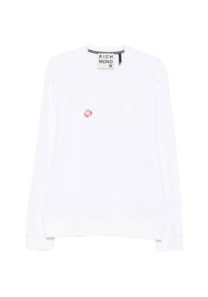 John Richmond logo-print sweatshirt - White