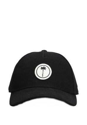 Palm Angels logo-patch baseball cap - Black