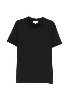 Lacoste logo-patch crew-neck T-shirt - Black