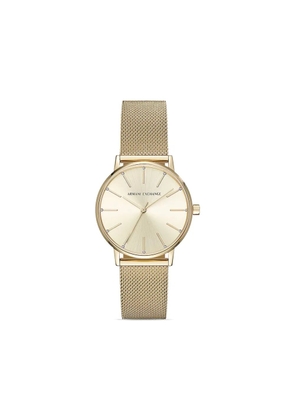 Armani Exchange round face 36mm - Gold