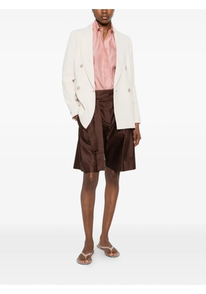 Peserico double-breasted blazer - Neutrals