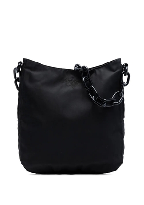 Prada Pre-Owned 2010-2026 Tessuto Resin Chain shoulder bag - Black