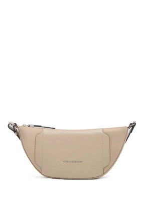 PIQUADRO leather-panelled belt bag - Neutrals