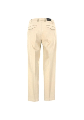 michael coal pressed-crease straight-leg trousers - Neutrals