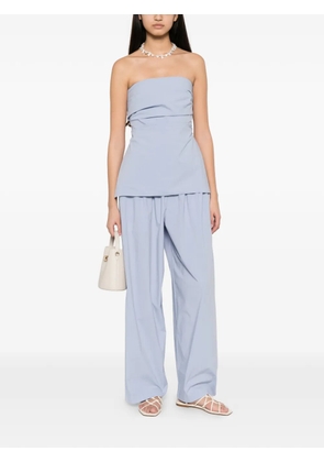 St. Agni relaxed wide-leg trousers - Blue