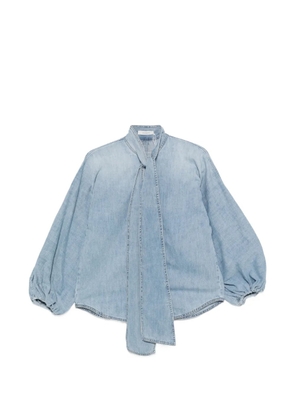 ZIMMERMANN Indra tie-neck blouse - Blue