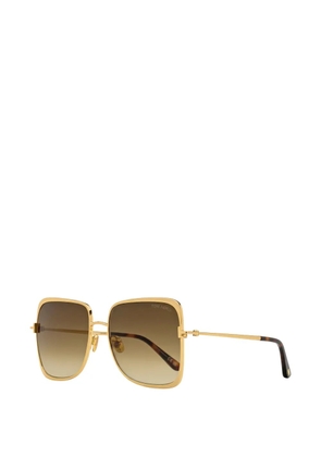TOM FORD Eyewear Tara square-frame sunglasses - Gold