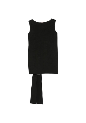Nº21 bow-detail sleeveless mini dress - Black