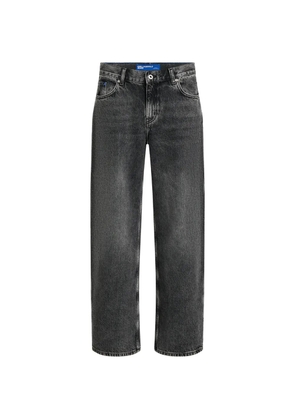Karl Lagerfeld Jeans acid-wash wide-leg jeans - Grey