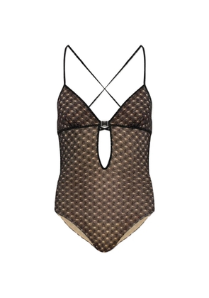 Missoni crochet-knit cutout swimsuit - Black