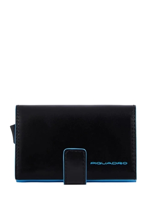 PIQUADRO metal leather cardholder - Black