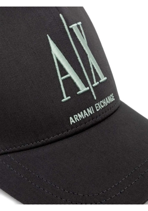 Armani Exchange logo-detail baseball cap - Black