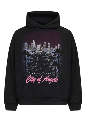 Balenciaga graphic print hoodie - Black