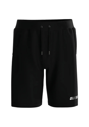 GUESS USA logo-print drawstring-detail shorts - Black