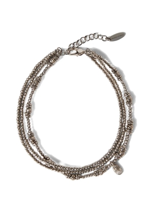 Brunello Cucinelli sterling silver anklet