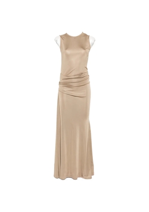TOVE Lelani ruched dress - Neutrals