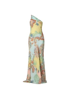 Hemant And Nandita one-shoulder maxi dress - Blue