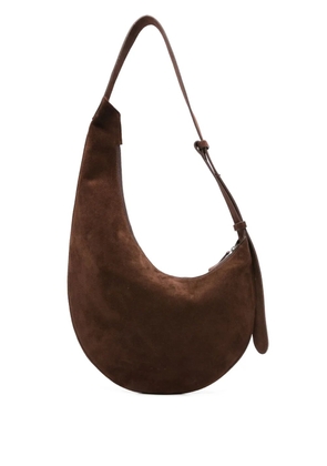 Aesther Ekme suede crescent tote bag - Brown