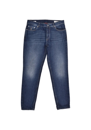 Brunello Cucinelli belt-loops jeans - Blue