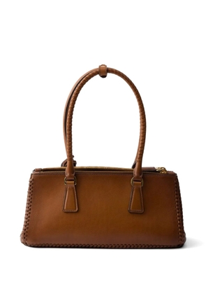 Prada Galleria medium leather bag - Brown