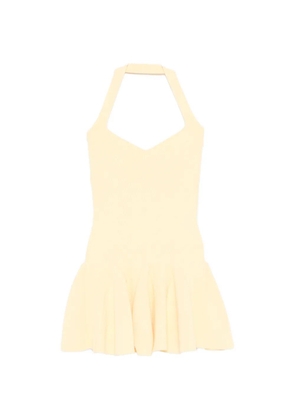 Retrofete Laurenza halterneck mini dress - Neutrals