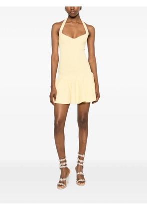 Retrofete Laurenza halterneck mini dress - Neutrals