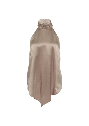 Club21 Collection Marina satin-finish top - Grey