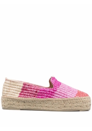 Manebi Yucatan woven espadrilles - Pink