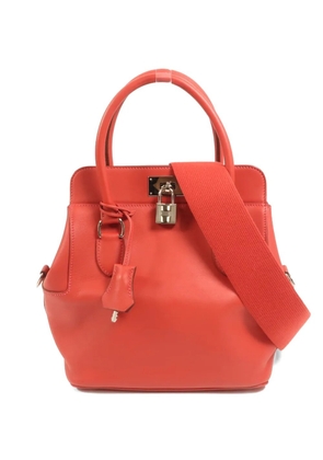 Hermès Pre-Owned 20 Toolbox leather shoulder bag - Red