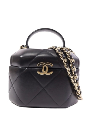 CHANEL Pre-Owned quilted CC shoulder bag - Black
