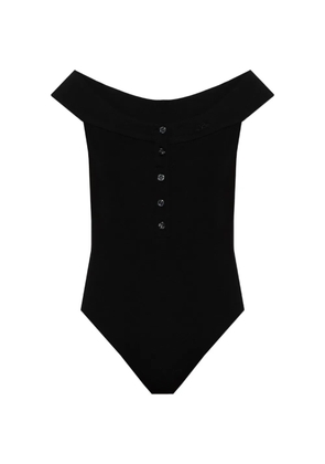 Gestuz x Barbie off-shoulder bodie - Black