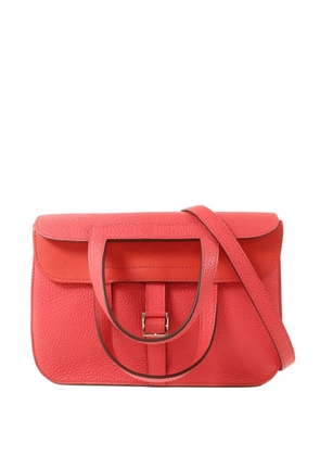 Hermès Pre-Owned 2020 25 Halzan leather shoulder bag - Red