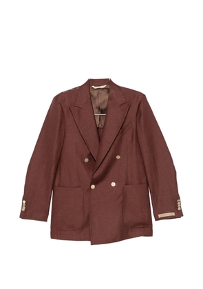 Briglia 1949 double-breasted peaked-lapel blazer - Red