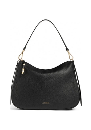 Coccinelle medium Nory grainy leather shoulder bag - Black