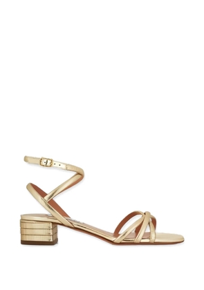 Aquazzura strappy buckle-fastening sandals - Gold