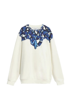 COUNTY OF MILAN snake-print sweatshirt - Neutrals