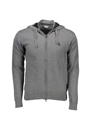 U.S. POLO ASSN. zip-up cotton hoodie - Grey